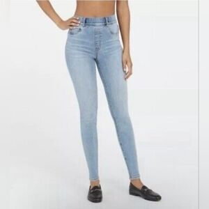 ❤ NWOT! SPANX HIGH RISE ANKLE SKINNY DENIM JEAN SHAPEWEAR JEAN LEGGINGS, XLT